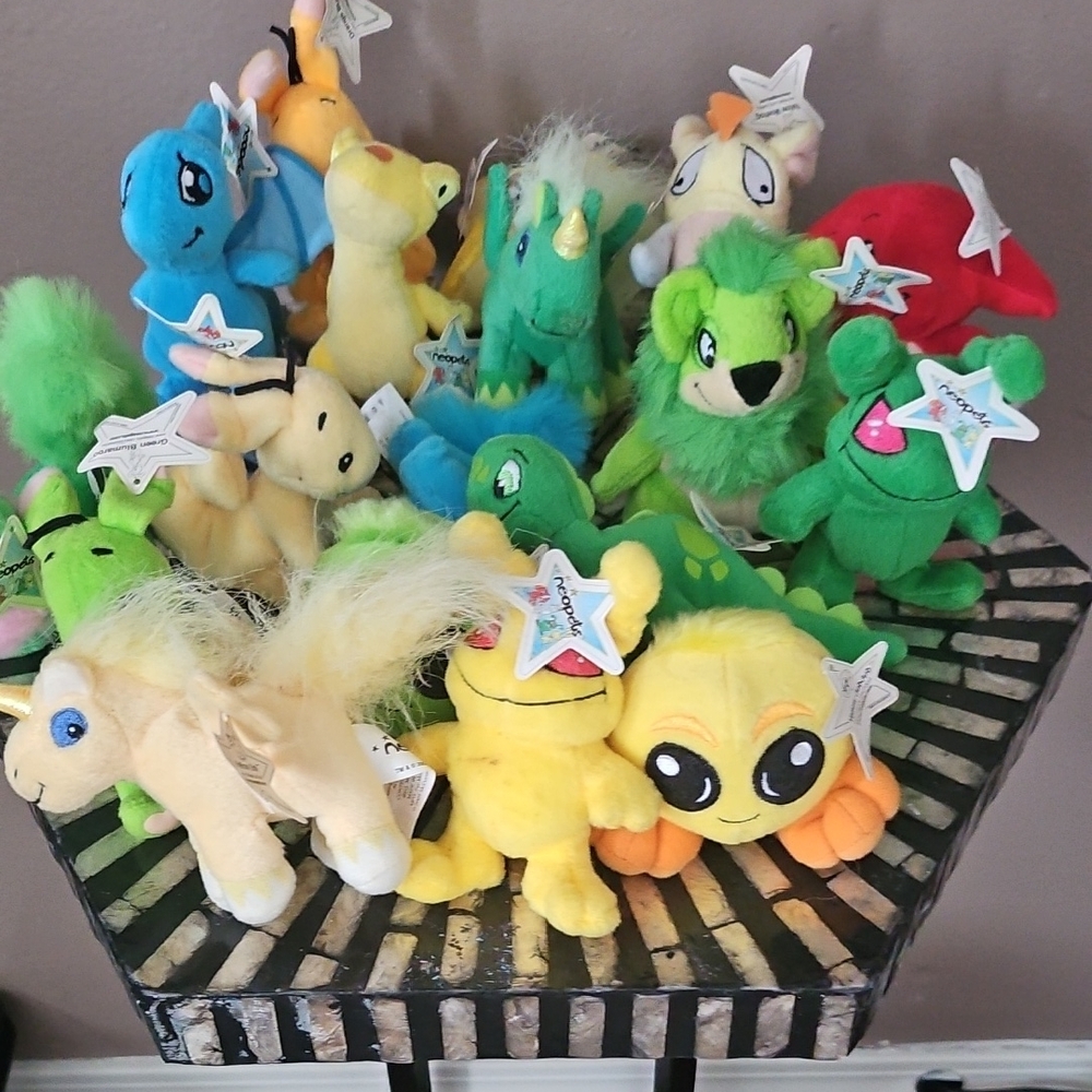 Colorful Plush Toy Collection